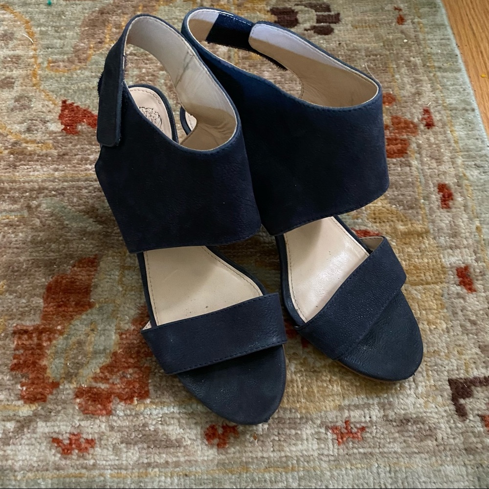 Vince Camuto Navy Sandals